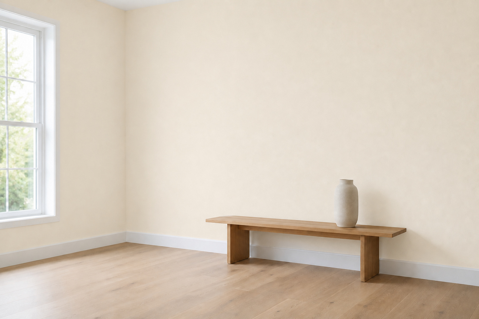 Room with both walls painted Dieskau